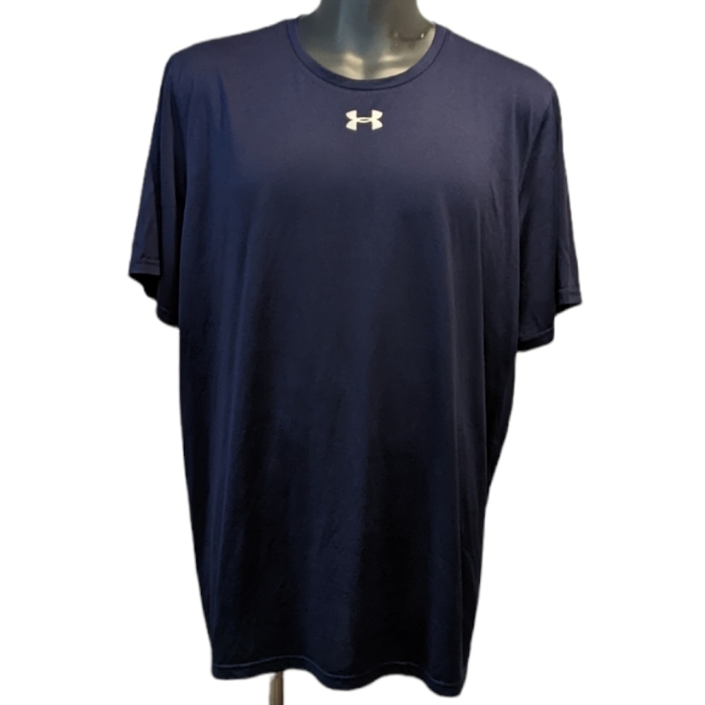 Under Armour Heat Gear Loose Fit Navy Blue Shirt 2XL